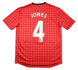 2012-13 MANCHESTER UNITED *JONES* SHIRT L