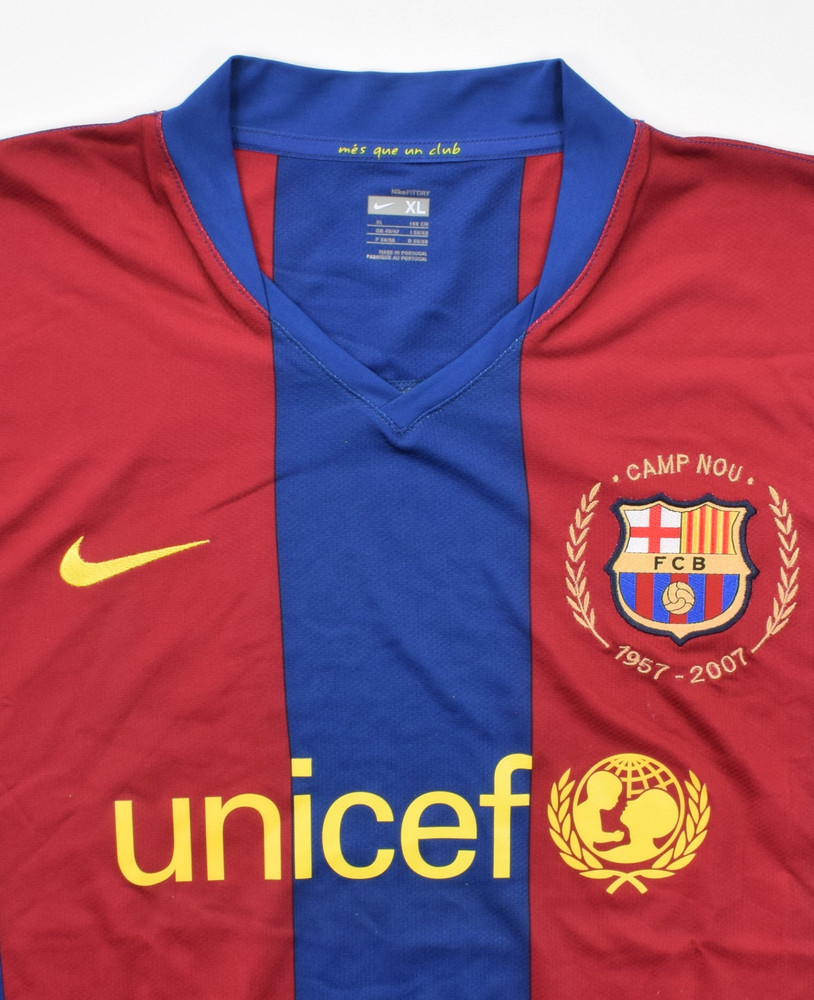 2007-08 BARCELONA *RONALDINHO*  SHIRT XL