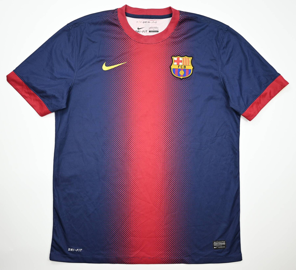 2012-13 FC BARCELONA PLAYER ISSUE SHIRT L
