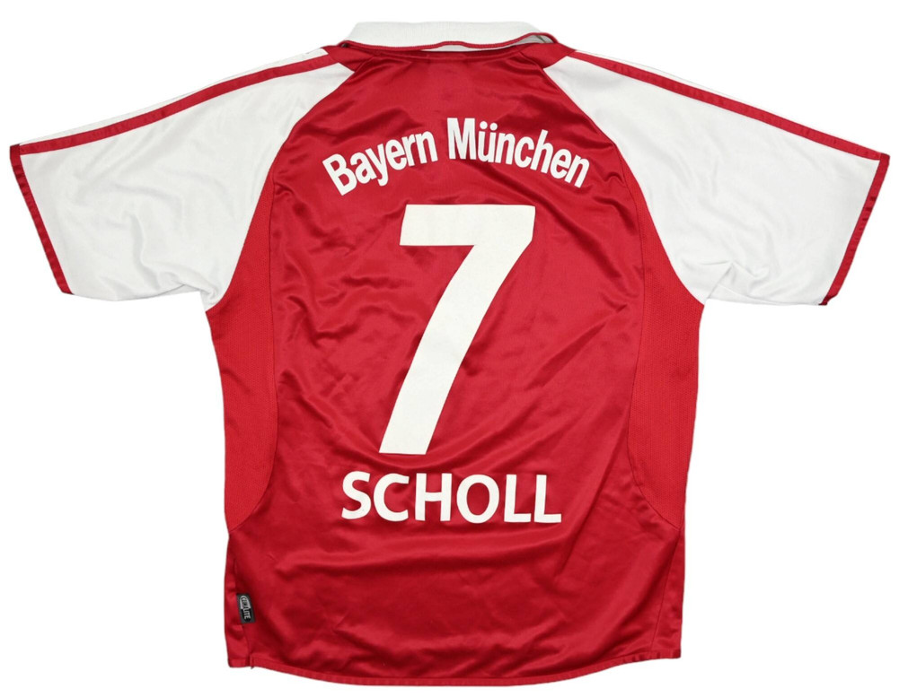 2003-04 BAYERN MUNCHEN *SCHOLL* SHIRT XL. BOYS