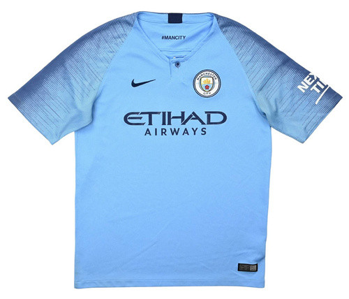 2018-19 MANCHESTER CITY CHAMPIONS 18 SHIRT XL