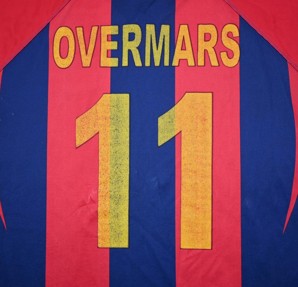 2002-03 BARCELONA *OVERMARS* KOSZULKA XXL