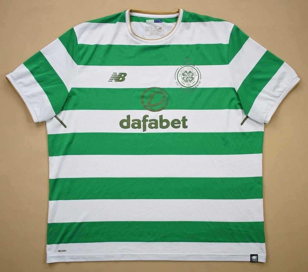 2017-18 CELTIC GLASGOW SHIRT XXL