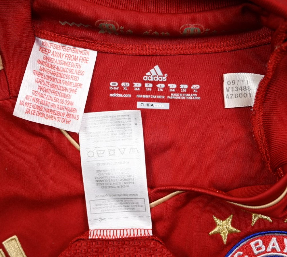 2011-13 BAYERN MUNCHEN KOSZULKA XL. BOYS