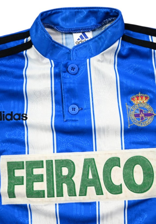 1997-98 DEPORTIVO LA CORUNA SHIRT L. BOYS