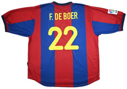 1998-99 FC BARCELONA *F. DE BOER* SHIRT 2XL