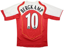 2004-05 ARSENAL *BERGKAMP* SHIRT S