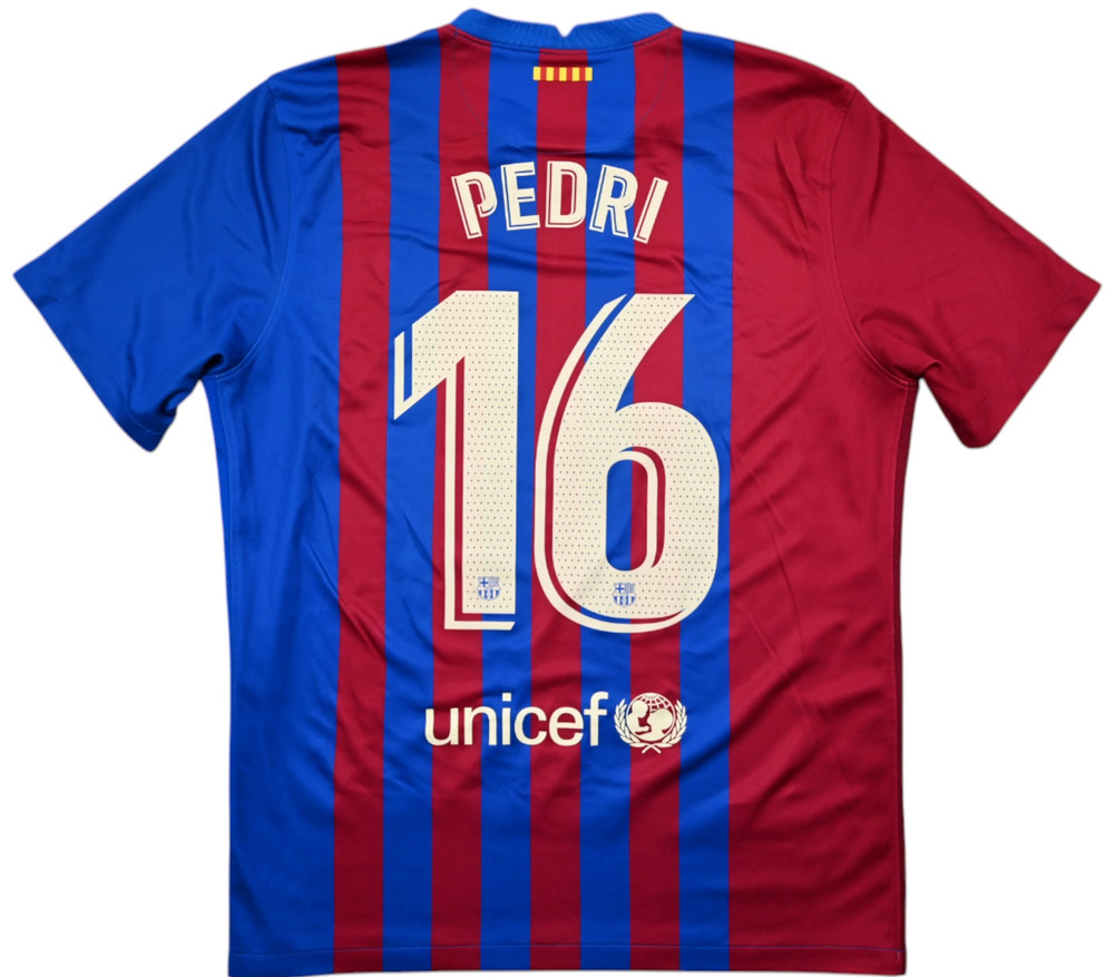 2021-22 BARCELONA *PEDRI* SHIRT L