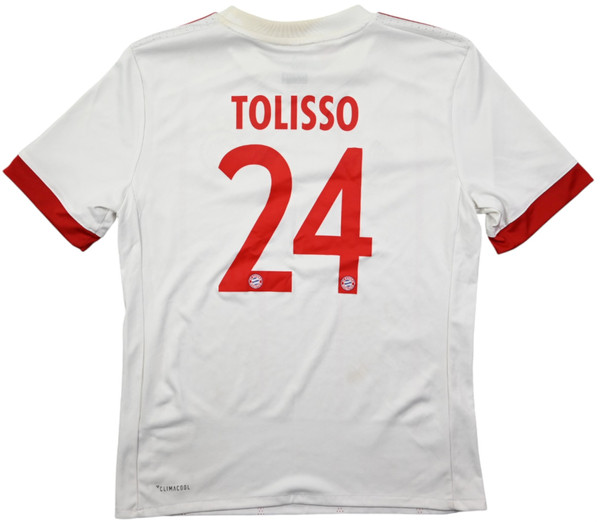 2017-18 BAYERN MUNCHEN *TOLISSO* KOSZULKA M. BOYS 
