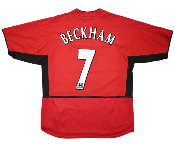2002-04 MANCHESTER UNITED *BECKHAM* SHIRT L
