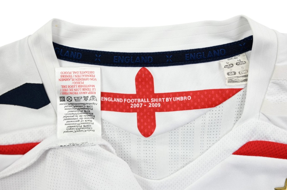 2007-09 ENGLAND *ROONEY* SHIRT S