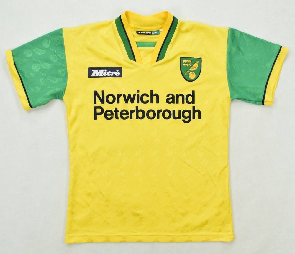 1996-97 NORWICH CITY SHIRT SIZE 30/32