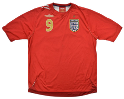 2006-08 ENGLAND *ROONEY* SHIRT M