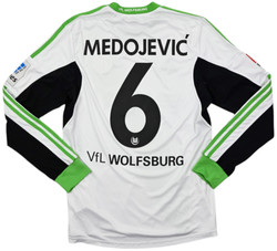 2013-14 VFL WOLFSBURG *MEDOJEVIC* MATCH ISSUE LONGSLEEVE SHIRT M