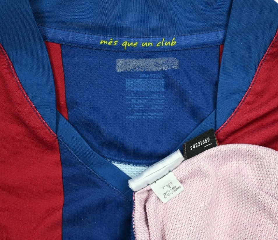 2007-08 BARCELONA *RONALDINHO* KOSZULKA S