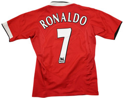 2004-06 MANCHESTER UNITED *RONALDO* SHIRT S