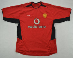 2002-04 MANCHESTER UNITED SHIRT L