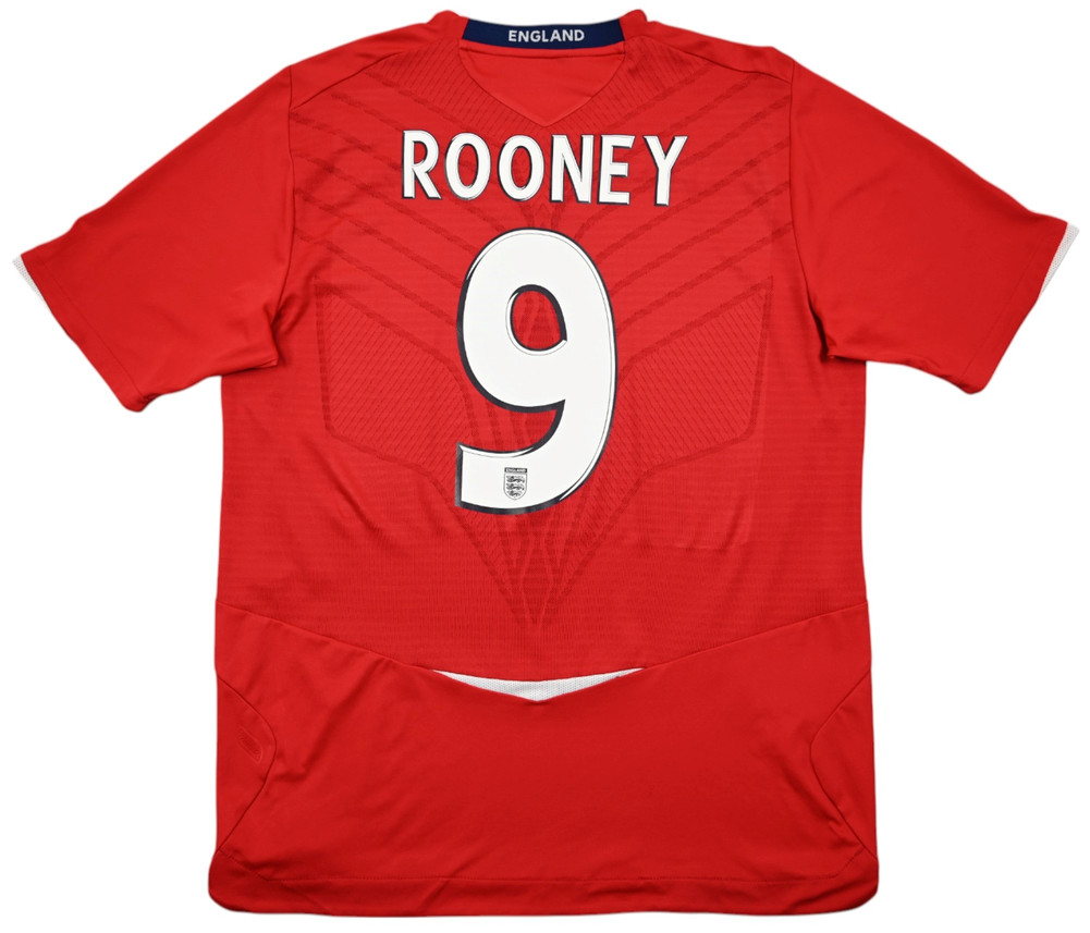 2008-10 ENGLAND *ROONEY* KOSZULKA L