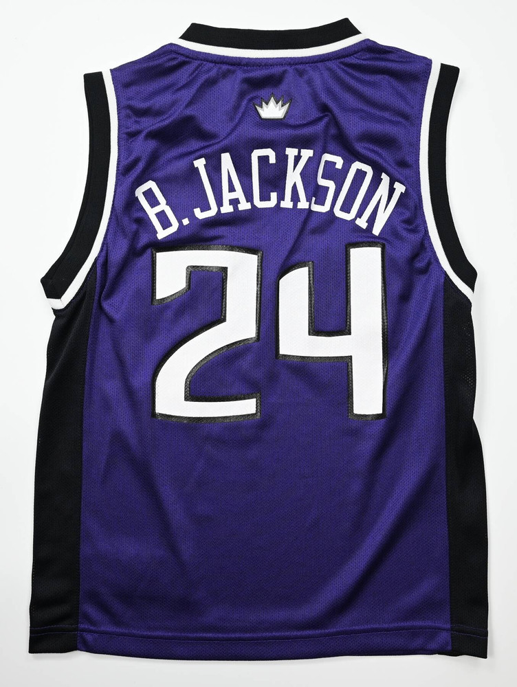 SACRAMENTO KINGS *JACKSON* NBA BASKETBALL SHIRT M. BOYS