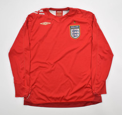 2006-08 ENGLAND LONGSLEEVE XL