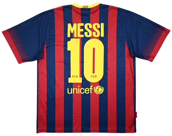 2013-14 BARCELONA *MESSI* SHIRT L