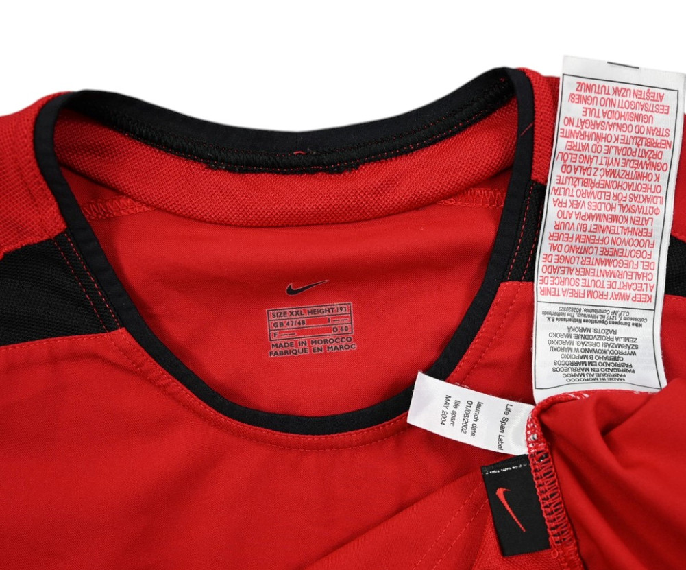 2002-04 MANCHESTER UNITED SHIRT XXL