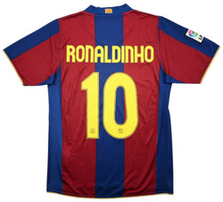 2007-08 BARCELONA *RONALDINHO* SHIRT S