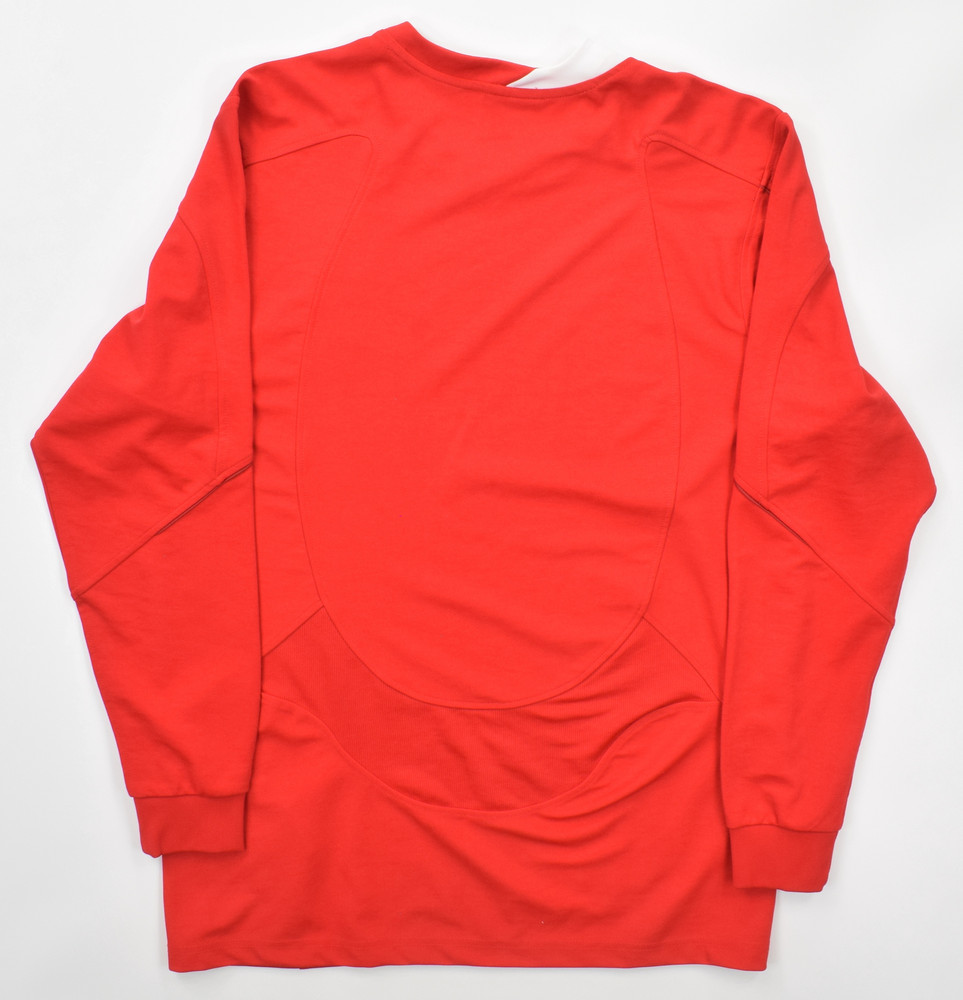 WALES RUGBY REEBOK LONGSLEEVE SHIRT L