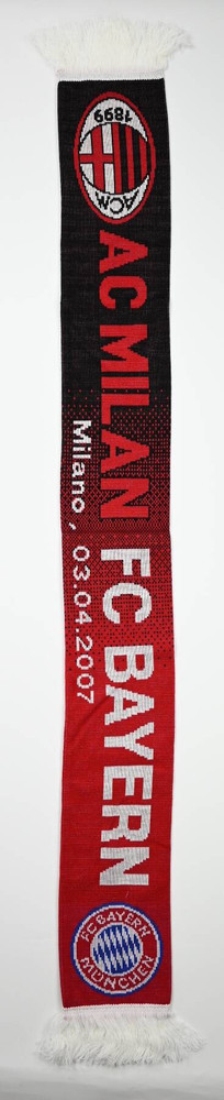 FC BAYERN MUNCHEN / AC MILAN 11.04.2007 SCARF