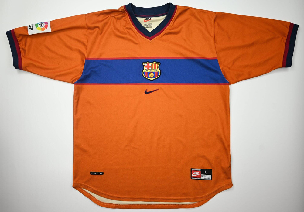 1998-00 FC BARCELONA SHIRT L
