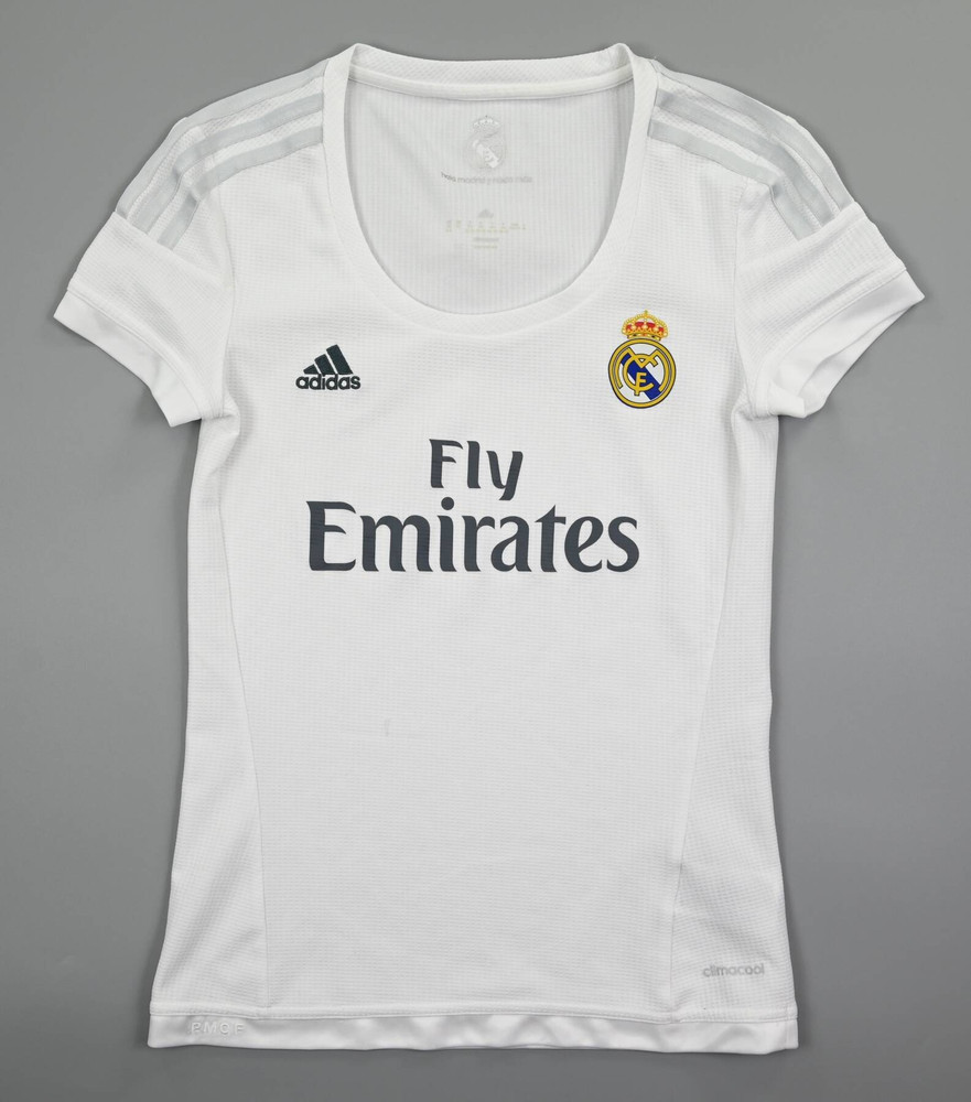 2015-16 REAL MADRID SHIRT WOMENS XS