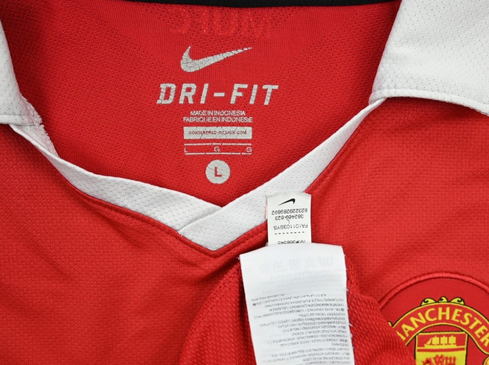 2010-11 MANCHESTER UNITED *GIGGS* SHIRT L