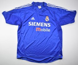 2004-05 REAL MADRID SHIRT L