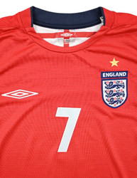 2004-06 ENGLAND *BECKHAM* LONGSLEEVE KOSZULKA L