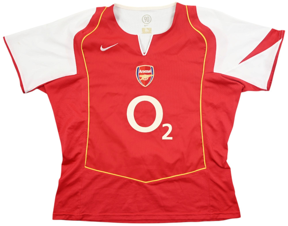 2004-05 ARSENAL LONDON SHIRT WOMENS XL