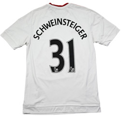 2015-16 MANCHESTER UNITED *SCHWEINSTEIGER* KOSZULKA S