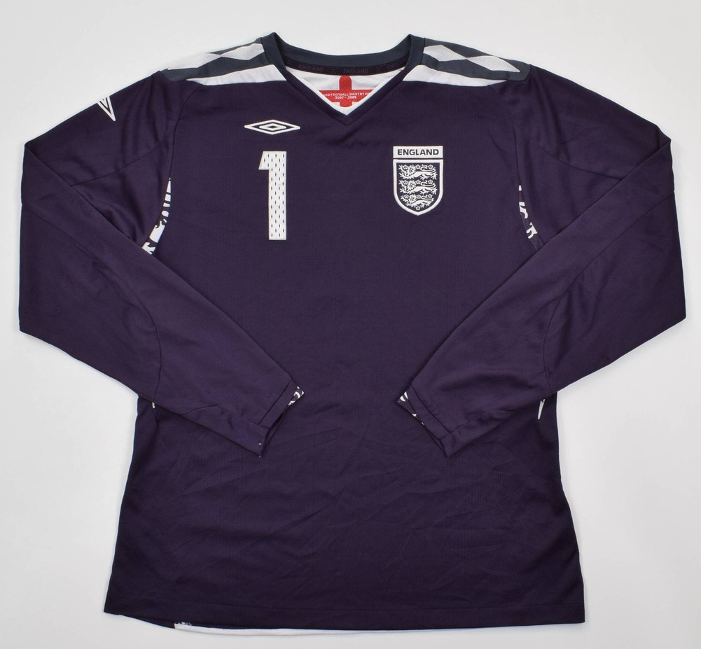 2007-09 ENGLAND WOMEN GK SHIRT L
