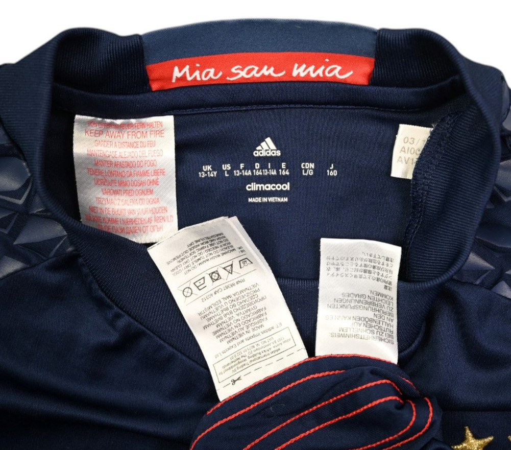 2016-17 BAYERN MUNCHEN GOALKEEPER LONGSLEEVE SHIRT L. BOYS