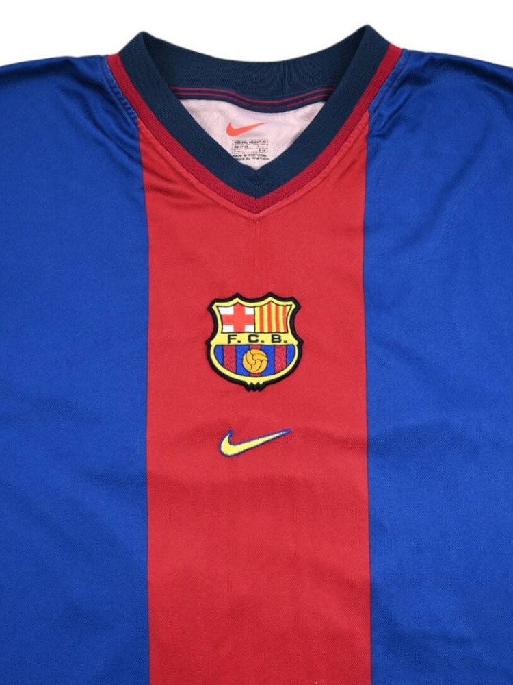 1998-99 FC BARCELONA *F. DE BOER* SHIRT 2XL