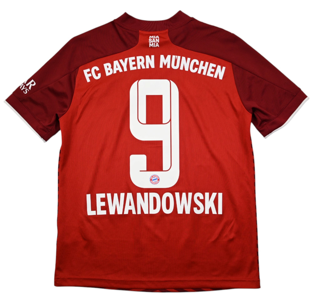 2021-22 BAYERN MUNCHEN *LEWANDOWSKI* SHIRT L. BOYS