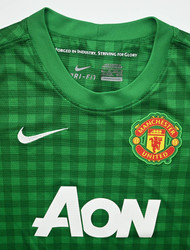 2012-13 MANCHESTER UNITED LONGSLEEVE XS. BOYS