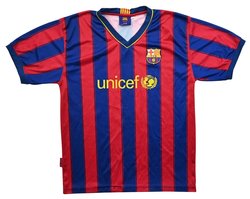 2009-10 FC BARCELONA *DAVID VILLA* SHIRT XL. BOYS