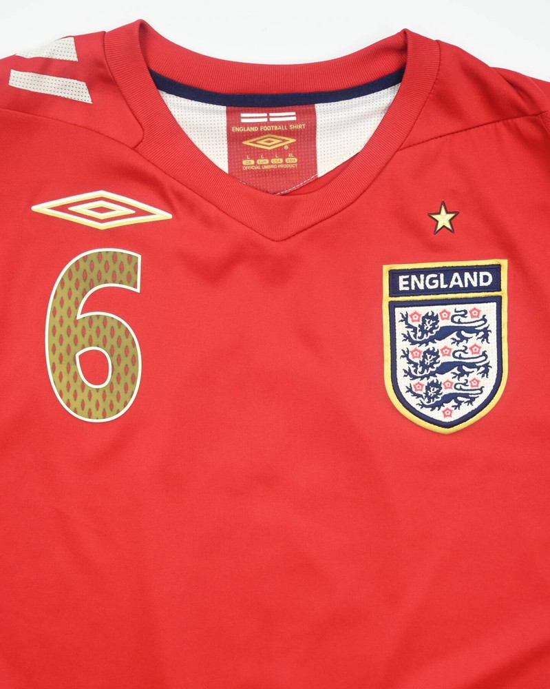 2006-08 ENGLAND *TERRY* SHIRT L