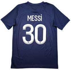 2022-23 PARIS SAINT-GERMAIN *MESSI* SHIRT XL. BOYS