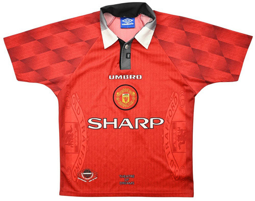 1996-98 MANCHESTER UNITED *BECKHAM* KOSZULKA XS