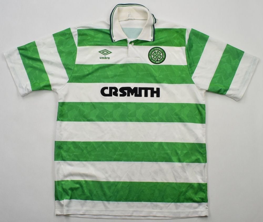 1989-91 CELTIC GLASGOW SHIRT 42