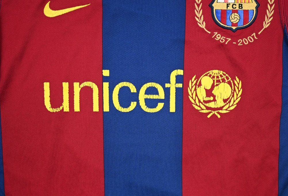 2007-08 BARCELONA *RONALDINHO* KOSZULKA S