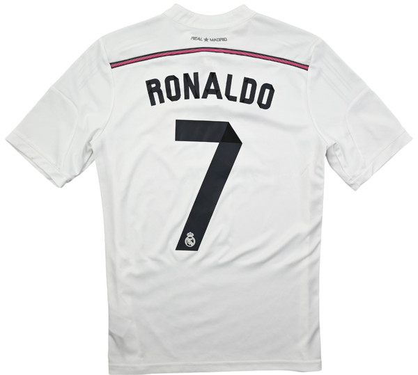 2014-15 REAL MADRID *RONALDO* SHIRT XL. BOYS