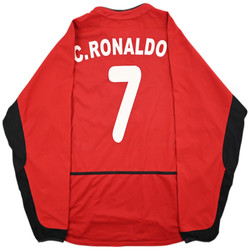 2002-04 MANCHESTER UNITED *RONALDO* LONGSLEEVE KOSZULKA L