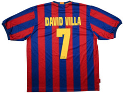 2009-10 BARCELONA *DAVID VILLA* SHIRT XXL